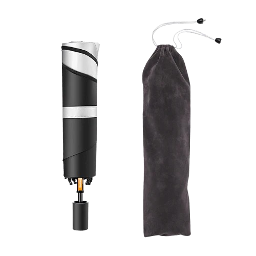 BASUES LARGE WINDSHIELD SUN SHADE UMBRELLA LITE BLACK